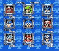 une photo d'Ã©cran de Mega Man 3 sur Nintendo Nes